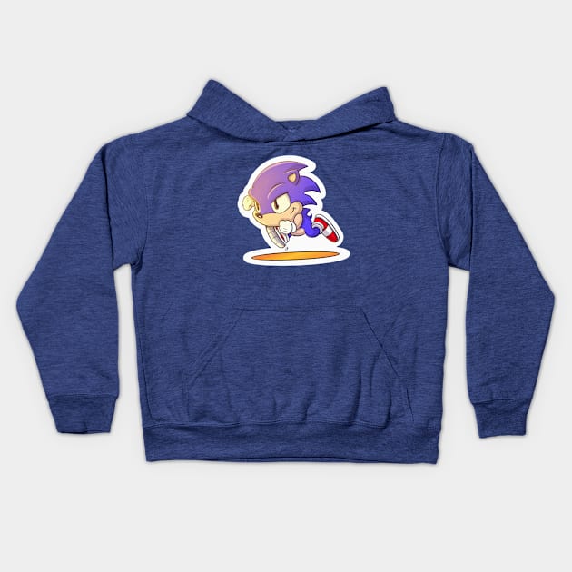 Gotta Go Fast...! Kids Hoodie by BloodFuryArt